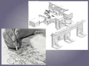 concept evaluation, ideation, hand sketch, drawings